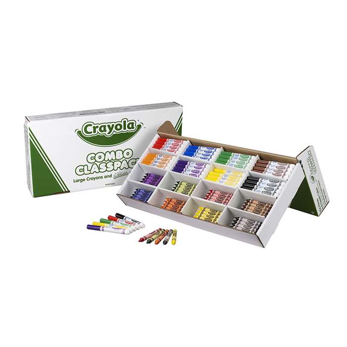 Crayola Large Size Crayons and Markers Classpack - BIN523348, Crayola Llc