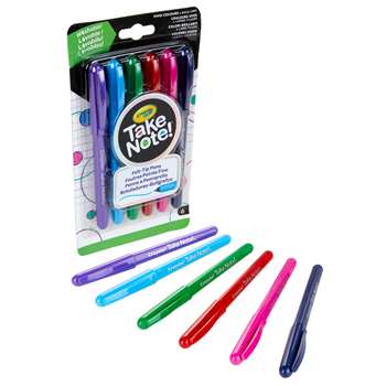 Crayola 6ct Washable Dry Erase Fine Line Markers