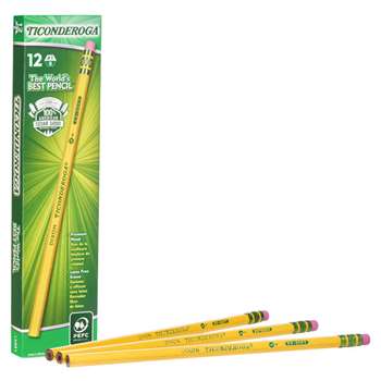 Twin Pack With Rubber Topper 1 to 12 Times Tables Pencil Multiplication Pencil 